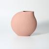 Estilo europeu simples ins estilo listras criativas Alto sentido vaso de cerâmica sala de estar decoração de arte arranjo de flores ornamentos atacado