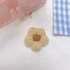 Accesorios de Flor de Pompon Tejida de Color Flor de Pompon Tejida con Lana DIY Ropa para Niños Calzado Sombrero Accesorios para Pasador de Pelo