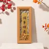 Fabricante Songjin Cartão Rígido Suporte de Exibição para Caligrafia Mini Tira Longa em Branco para Escrita Manual DIY Moldura para Caligrafia e Pintura Estilo Chinês Atacado