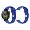 Adequado para Relógio Huawei Gt4/5 Pulseira de Silicone Monocromática Fivela Invertida Pulseira de Pulso de Silicone Fivela de 18mm Pulseira de Relógio de Silicone