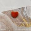 Lana de visón de imitación hebilla de bolsa de tela con forma de corazón de durazno hebilla de joyería de amor accesorios de joyería DIY