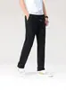 Pantalones Casuales Nuevos para Hombre 2026, Pantalones Largos Finos Transpirables de Pierna Recta para Negocios, Pantalones de Verano Elásticos a Presión con Cordón, Modernos