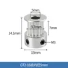 Polea síncrona 2GT para impresora 3D, polea de transmisión dentada 16/20, polea de accionamiento para motor paso a paso mecánico gt2