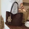 Bolso Retro de Gamuza de Gran Capacidad para Otoño e Invierno para Mujer 2026 Nuevo Bolso Tote de Moda de Gama Alta Bolso de Hombro Único para Viajes