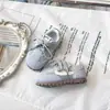 Zapatillas deportivas infantiles estilo coreano colección primavera/verano 2025 zapatillas de entrenamiento para niñas malla transpirable zapatillas casuales para niños zapatos de bebé
