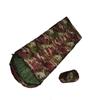 Saco de dormir de algodón camuflaje para exteriores, emergencia, alivio, camping, portátil, grueso, cálido, impermeable, con capucha, tipo sobre