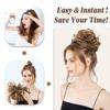 Peluca de seda de alta temperatura europea y americana, anillo para el cabello, cabeza esférica femenina, paquete de cabello elástico, paquete de cabello rizado natural y esponjoso, fabricantes transfronterizos