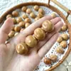 Marfil Natural Desgastado Talla de Frutas Lindas Manos Accesorios para Juguetes DIY Pulseras Tejidas a Mano Accesorios para Pulseras