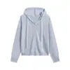 Jaqueta de Tricô com Fita de Renda para Proteção Solar Feminina Verão Estilo Coreano Nicho com Capuz Cardigã Fino Top