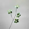 Planta Verde Artificial Folha de Lótus Guanyin Galhos Secos Novo Estilo Chinês Decoração de Arranjo de Flores de Hotel Paisagismo de Casamento Planta Folha de Outono Zen
