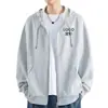 Sudadera Wow Impresión Personalizada Ropa de Trabajo Personalizada Chaqueta Logo Impreso Uniforme de Equipo Clase DIY Cárdigan con Capucha Primavera y Otoño