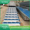 Fabricante de telha de isolamento de telhado de isolamento de telha de aço de cor 760 tipo canto Chi telha Fangcheng Jinwan fabricante de materiais de construção