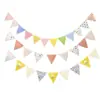 Banner de cumpleaños, decoración de banderines triangulares, accesorios de decoración para fiestas de festivales, banderines coloridos, banderas colgantes, guirnaldas, suministro del fabricante