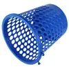 Cesta de Papelera de Malla Deli Stationery 9556 Cubo de Basura de Plástico Cubo de Papel Azul Cubo de Limpieza Papelera Venta al por Mayor