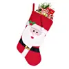Decoraciones navideñas calcetines navideños de alta gama colgante para el árbol para ancianos muñeco de nieve alce regalo bolsa de dulces al por mayor