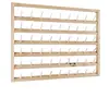 Estante de Madera Maciza para Hilos de Coser Montado en Pared con 54 Ranuras para Carretes de Hilo, Organizador de Hilos de Bordar para Uso Doméstico, Estante de Almacenamiento Montado en Pared