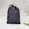 Saco de Malha com Cordão Preto Saco com Cordão para Artigos Esportivos Saco para Armazenamento de Bolas Saco de Poliéster Saco de Bolso de Malha para Roupas