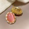Pendientes de aguja de plata con forma de gota de agua, de cristal en polvo, sencillos, de alta gama, estilo retro, con diseño de viajero frecuente, joyería para las orejas, venta al por mayor