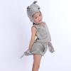 Ropa de animal de manga corta ropa de festival Día del Niño ropa de actuación para adultos actuación escénica de jardín de infancia dibujos animados