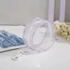 Bolsa de Almacenamiento para Colgantes de Caja Sorpresa Redonda de 8 cm Caja de Almacenamiento Insignia Periférica de Animación Caja de Exhibición de PVC de Alta Permeabilidad