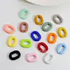 Hebilla de cadena en forma de U de acrílico de 18 x 24 mm para bricolaje, cadena para teléfono móvil, llavero, cadena colgante, accesorios para bolso
