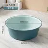 Envío directo Lavabo de plástico grueso y duradero para el hogar Tamaño grande Lavabo para estudiantes Lavar ropa Lavar glúteos Lavar pies Recipiente de agua
