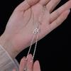 Ins Lujo Ligero Nuevo Llegada Pulsera Historia de Estrellas para Mujer Doble Laminado Estilo de Uso Hueco Diamante Pulsera de Perlas Redondas Tachonada de Estrellas