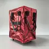 Bolsa de equipaje tipo tote con ruedas Amazon, Bolsa tejida plegable de gran capacidad con tapa, Bolsa de compras con ruedas