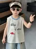 8243 Chaleco Delgado para Bebé Niños Tendencia Chaleco de Niño Verano Sin Mangas Niño Ropa Nueva de Verano Niños Pequeños