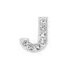 Letras Inglesas de 10mm com Acessórios para Joias DIY Liga de Zinco Totalmente Cravejadas com Diamantes Letras de Diamante Podem Ser Combinadas com Pulseira Colar