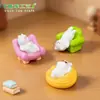 Paisagem em miniatura, sofá fofo e preguiçoso, figura de gatinho pequeno, boneca adorável, acessórios de decoração DIY para casa de bonecas, pequenos enfeites de mesa