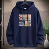 Suéter con Capucha de Algodón Puro para Primavera Hombres Adolescentes Estudiantes Nuevos Otoño e Invierno Sudadera con Capucha Pulóver de Moda Abrigo Holgado Top