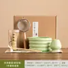 Nuevo Set de Té Matcha de Rosquilla Tazón de Matcha Set de Desayuno Latte de 100 Piezas Artículo Caliente Transfronterizo