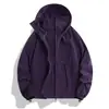 Ropa de Protección Solar de Montaña Verano Ropa Ligera con Capucha para Pareja Outdoor Viajes Deportes Ocio Chaqueta Anti Rayos UV