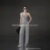 Pantalones Largos Casuales de Pierna Ancha con Pliegues, Cintura Plana, Estilo Coreano para Niñas, Hechos de Tencel y Lana, Suaves con la Piel, Cómodos, Cintura Alta, Pierna Recta