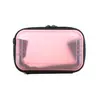 Bolsas Cosméticas Translucidas de 7 polegadas Cor Transparente Portátil À Prova d'Água Lavável para Bagagem Armazenamento de Celular Bolsa Mensageiro Estojo
