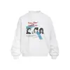 Sudadera unisex de cuello redondo, corte holgado, con estampado de personaje retro americano, suéter casual para primavera y otoño, marca trendy vibe
