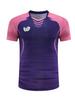 Nova Roupa de Tênis de Mesa Roupas de Tênis de Mesa Masculina e Feminina Roupas de Treinamento da Seleção Nacional de Manga Curta para Crianças Top Respirável 22065