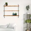 Prateleira de Armazenamento de Parede de Madeira Sala de Estar Banheiro Quarto Estante de Parede Armazenamento Prateleira de Armazenamento Prática
