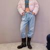 Botines de tacón grueso de estilo británico para mujer, botas Martin con hebilla única, estilo retro, estilo vaquero, 2024