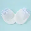 Luvas de Seda Gelada para Bebê Verão Finas Recém-Nascido Anti-Arranhões Rosto Anti-Arranhões Respiráveis Macias 0-1 Ano Luvas Protetoras