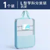Bolsa de Tote de Malla Abierta en Forma de L para Clasificación por Tema, Bolsa para Llevar Libros por Tema, Bolsa para Tutorías de Estudiantes, Bolsa Portátil para Archivos con Etiquetas