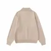 Yidao Vintage Otoño 2026 Nueva Colección: Suéter de punto estilo japonés, minimalista, de color sólido, diseño asimétrico con cuello