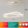 Lámpara de araña minimalista italiana para sala de estar, lujo ligero, diseñador creativo, de alta gama, atmosférica, anillo protector para los ojos, lámpara de araña para comedor, aluminio, otro