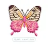 Nuevas Pegatinas de Tela Bordadas para Computadora, Exquisitas Pegatinas Bordadas Serie Mariposa Colorida, Pegatinas Parche para Accesorios de Ropa DIY Venta al por Mayor