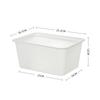Fábrica direta desktop caixa de armazenamento transparente plástico com tampa caixa de armazenamento transparente empilhável multi-camada armário de armazenamento