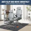 Alfombrilla para Suelo de Escritorio, Alfombrilla para Silla de Oficina, Alfombrilla para Silla Giratoria, Alfombrilla para Pies de Silla Gamer, Alfombrilla Protectora para Suelo de Madera, Adhesiva Auto-Adhesiva Sin Pegamento Antideslizante Uso Doméstico