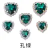 Fábrica en stock suministro directo estilo amor cobre puro vidrio diamante accesorios de diamante cosidos a mano accesorios para el cabello hechos a mano por uno mismo materiales para ropa