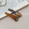 Pinza para el pelo con patrón de cuadros de oso lindo, pinza para el pelo de alta gama para otoño e invierno, pinza lateral, nuevo estilo 2025, pinza para flequillo, pinza para el pelo