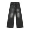 Comercio exterior transfronterizo AliExpress popular 2024 verano nuevo retro americano pierna ancha mopa holgados ins jeans